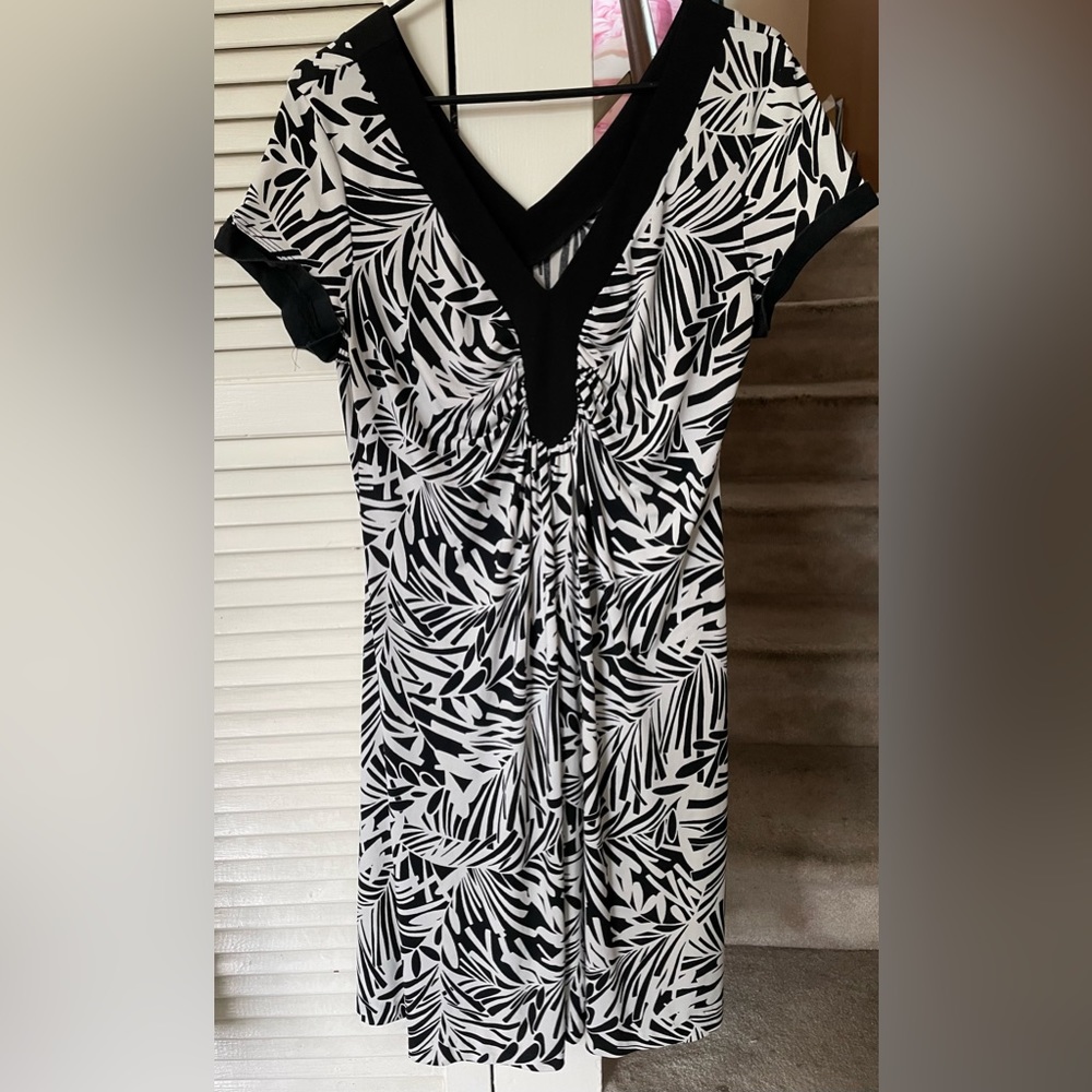 Black & White dress. A cool dress. Very nice.